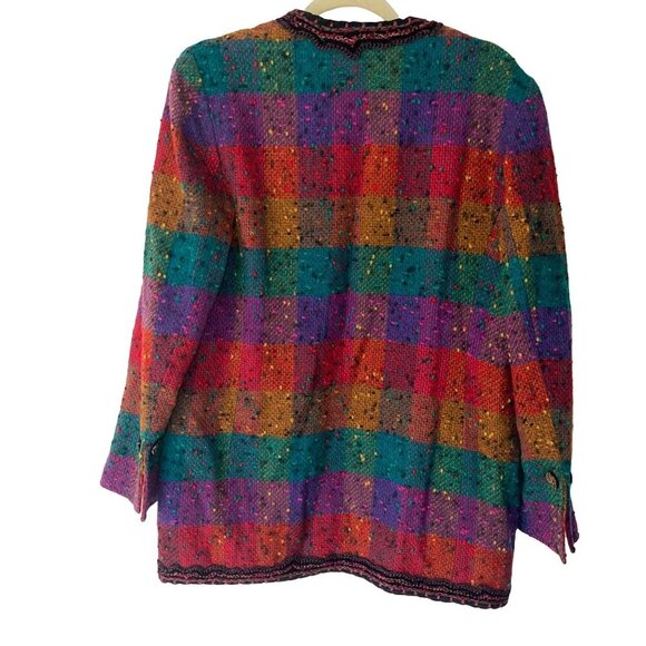 Emanuel Ungaro Vintage Womens Jacket Size Medium Pockets Lined Parallele - Picture 2 of 9